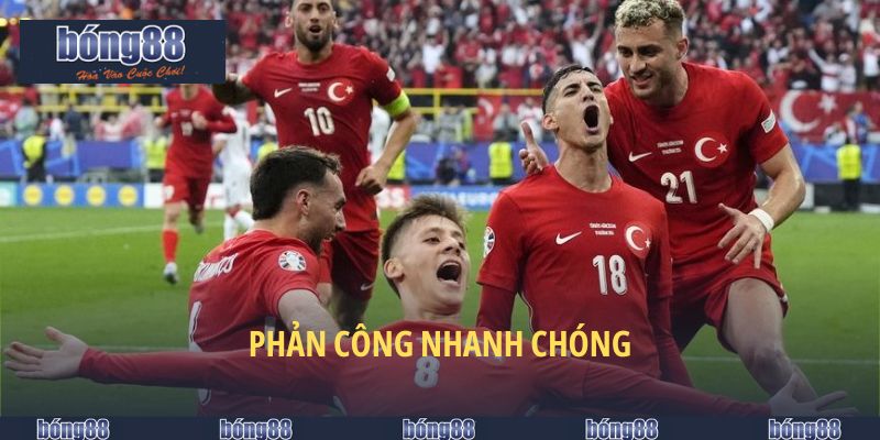 Đội Tuyển Thổ Nhĩ Kỳ - Từ Vùng Biên Đến Đỉnh Cao Châu Âu 6 Phản công nhanh chóng